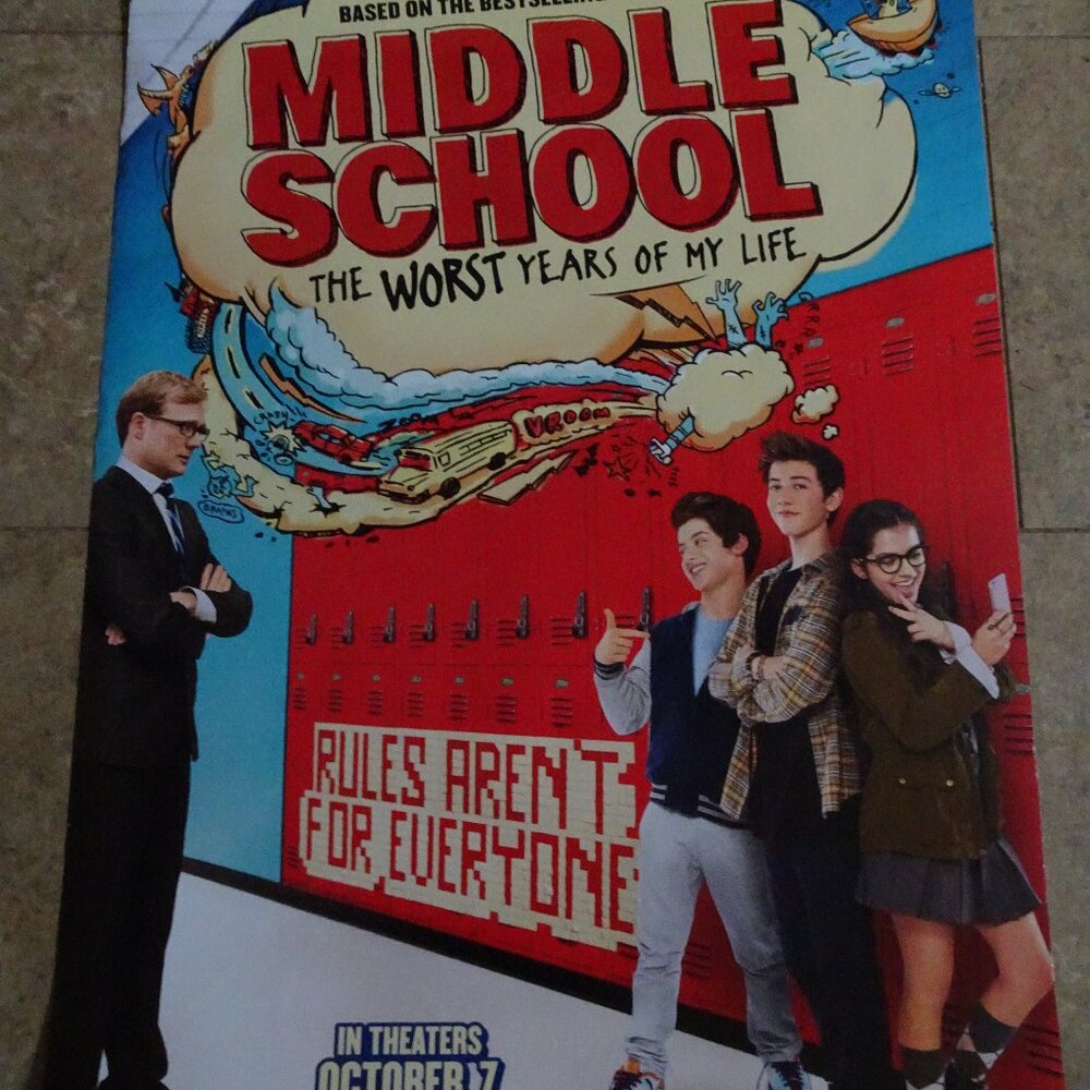 Middle School The Worst Years of My Life - Movie Poster with Griffin Gluck - Adv